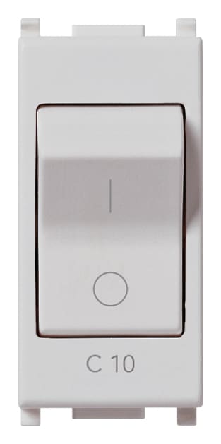 VIMAR S.P.A. - VIW14405.10.SL INTERRUTTORE MT 1P+N C10 120-230V SILVER