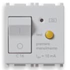VIMAR SPA - VIW14411.16.SL INTERRUTTORE MTDIFF.1P+N C16 10MA SILVER