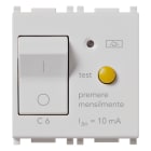 VIMAR SPA - VIW14411.06.SL INTERRUTTORE MTDIFF. 1P+N C6 10MA SILVER
