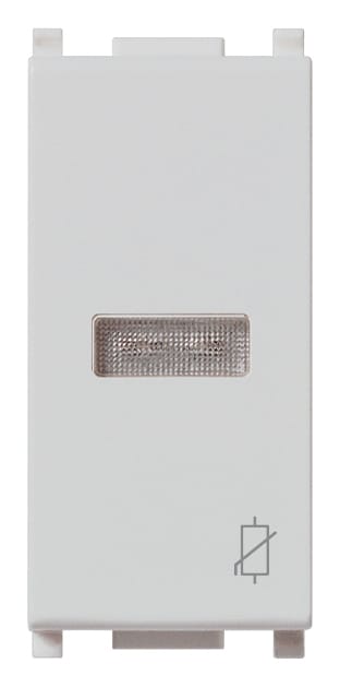 VIMAR S.P.A. - VIW14418.SL SCUDO LIMITATORE SOVRATENSIONE SILVER