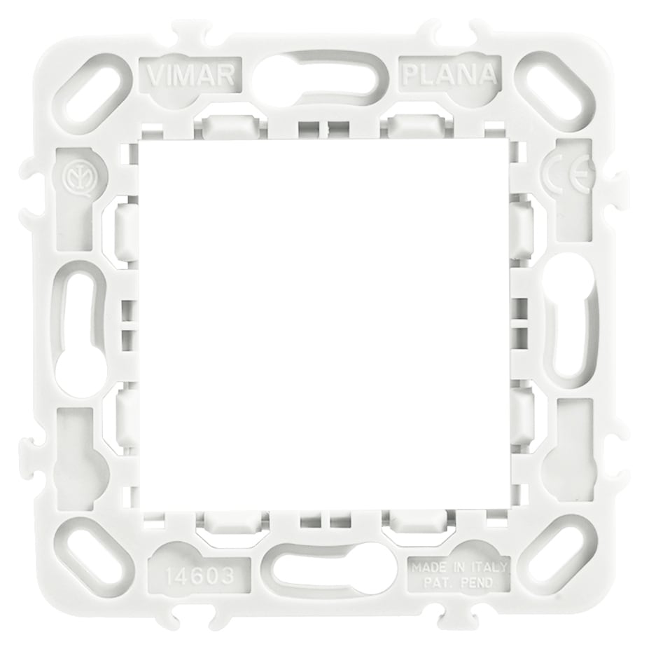 VIMAR SPA VIW14603.G SUPPORTO 2M SENZA VITI INT71 GRIGIO