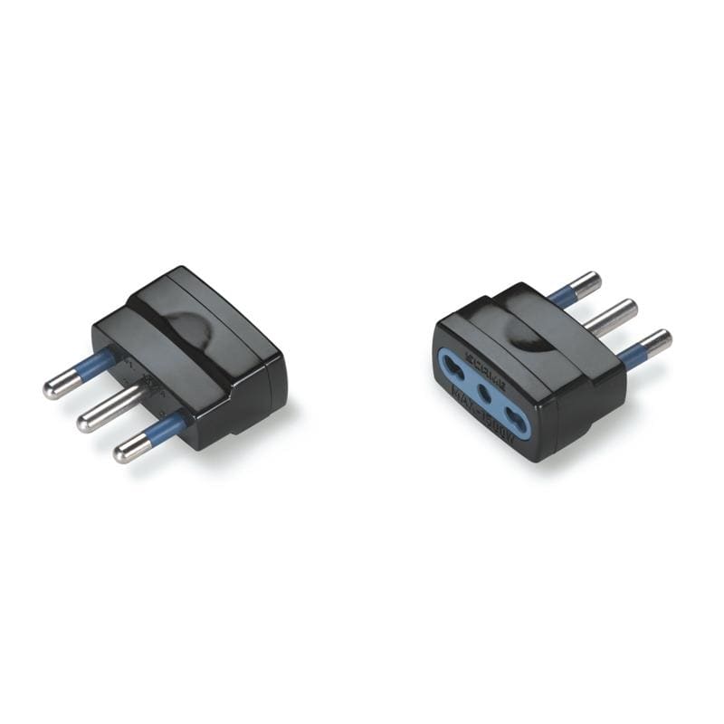 SCAME PARRE S.P.A. - SCA146.351/N ADATTATORE BLUELINE 2P+T 16/10A NERO