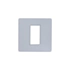 VIMAR SPA - VIW14641.20 PLACCA 1M ARGENTO OPACO