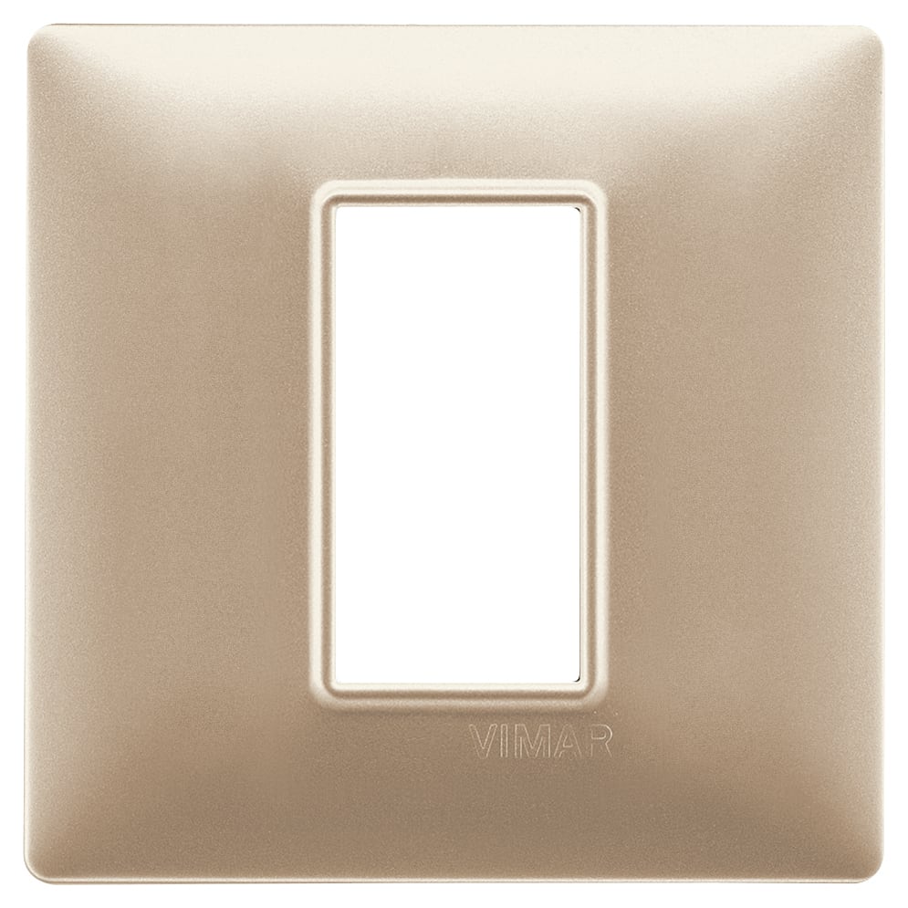 VIMAR SPA VIW14641.22 PLACCA 1M CHAMPAGNE OPACO