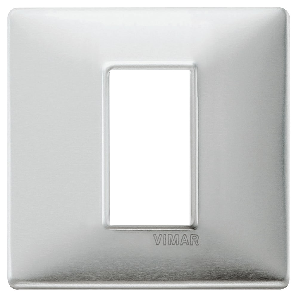 VIMAR SPA VIW14641.81 PLACCA 1M ALLUMINIO SPAZZOLATO