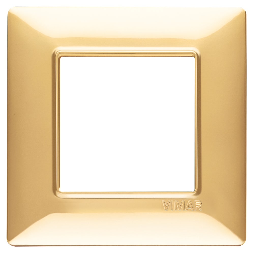 VIMAR SPA VIW14642.24 PLACCA 2M ORO LUCIDO