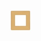 VIMAR SPA - VIW14642.43 PLACCA 2M REFLEX AMBRA