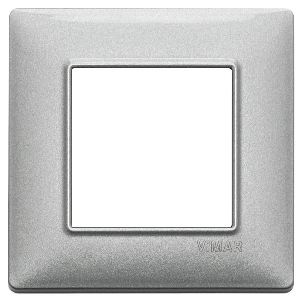 VIMAR S.P.A. - VIW14642.71 PLACCA 2M ARGENTO METALLIZZATO