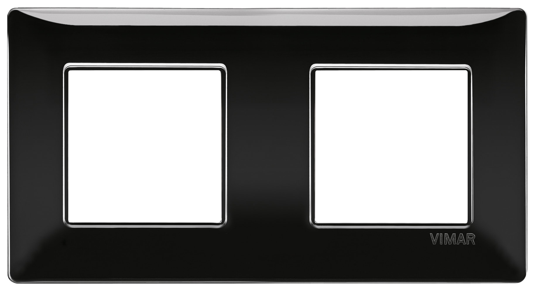 VIMAR S.P.A. - VIW14643.05 PLACCA 4M (2+2) INT71 NERO