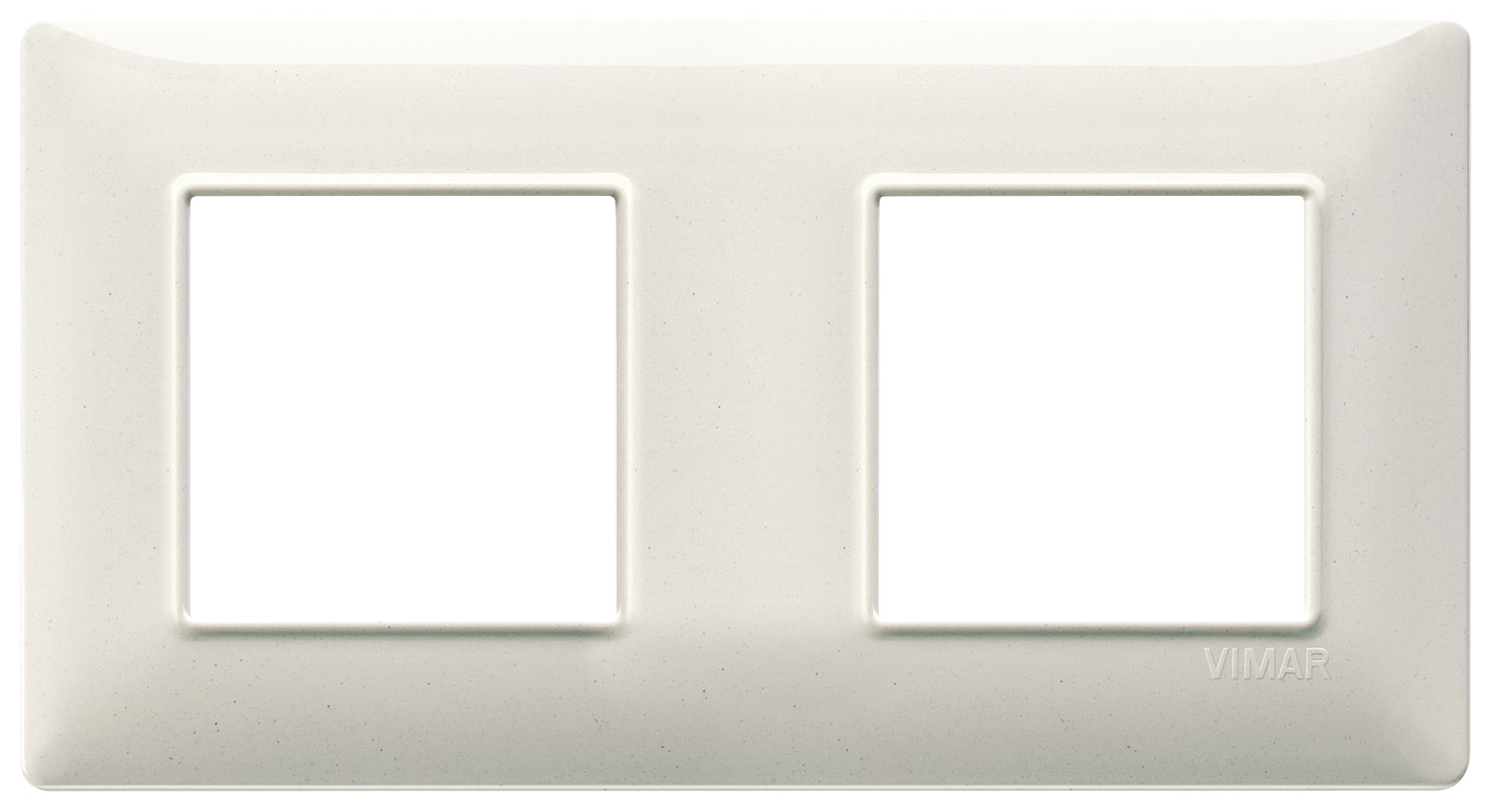 VIMAR S.P.A. - VIW14643.06 PLACCA 4M (2+2) INT71 BIANCO GRANITO