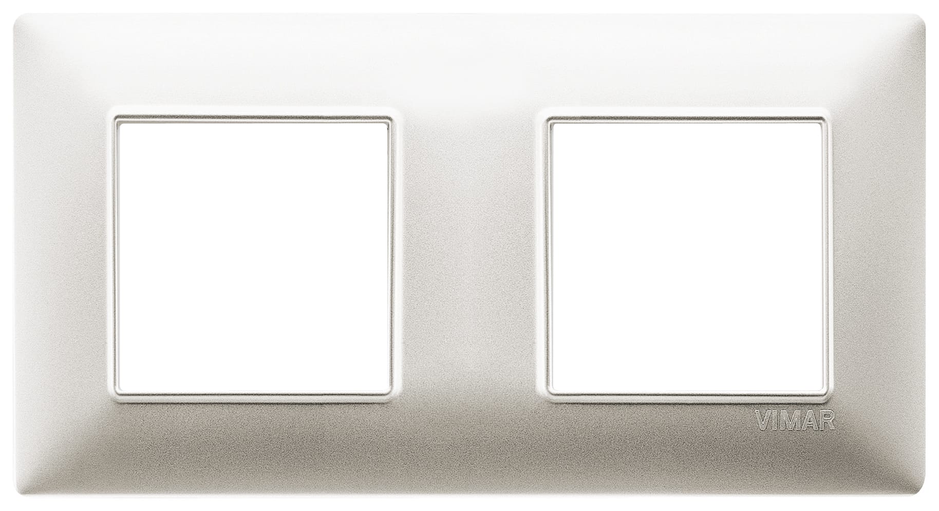 VIMAR SPA VIW14643.21 PLACCA 4M (2+2) INT71 NICHEL OPACO