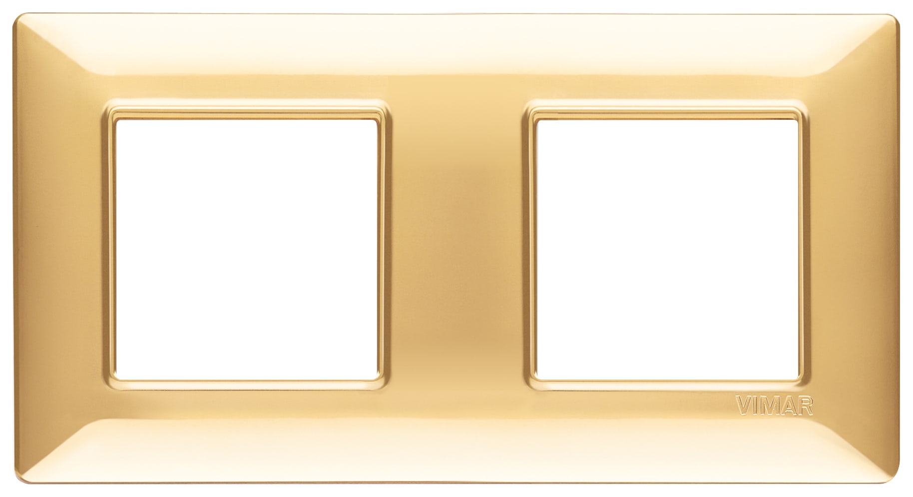 VIMAR S.P.A. - VIW14643.24 Placca 4M (2+2) int71 oro lucido