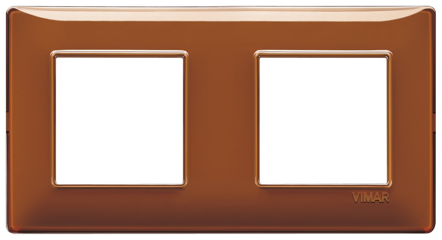 VIMAR S.P.A. - VIW14643.49 PLACCA 4M (2+2) INT71 REFLEX TABACCO
