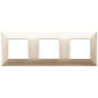 VIMAR SPA - VIW14644.22 PLACCA 6M (2+2+2) INT71CHAMPAGNE OPACO