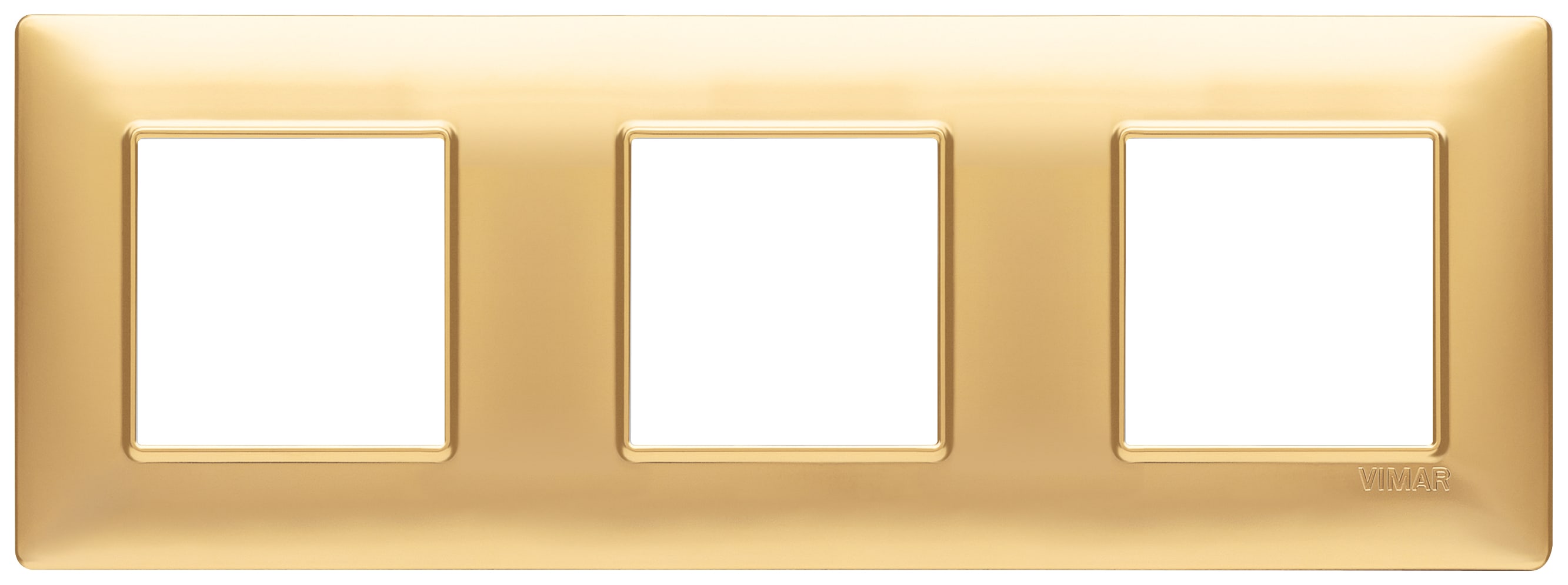 VIMAR S.P.A. - VIW14644.25 PLACCA 6M (2+2+2) INT71 ORO OPACO