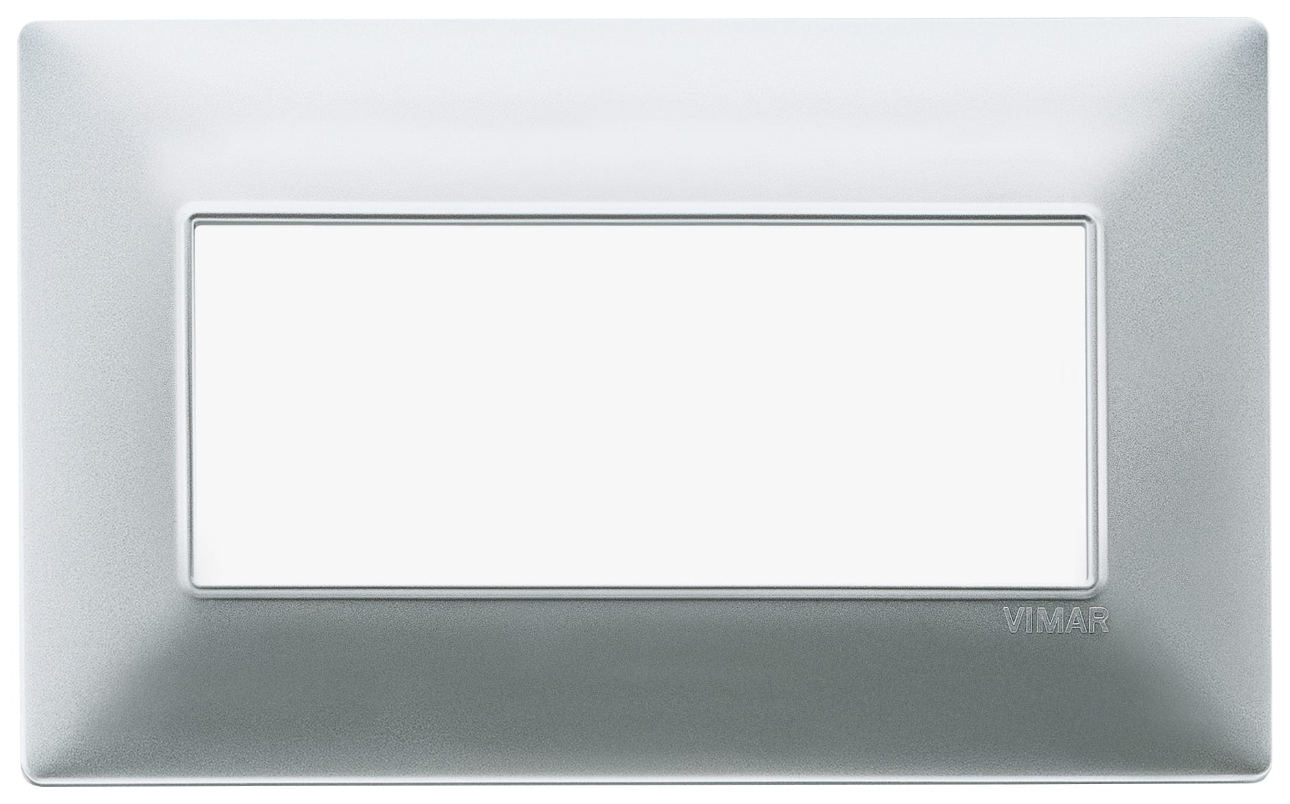 VIMAR SPA VIW14649.20 PLACCA 5M BS ARGENTO OPACO