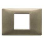 VIMAR SPA - VIW14652.70 Placca 2M centrali bronzo metallizzato
