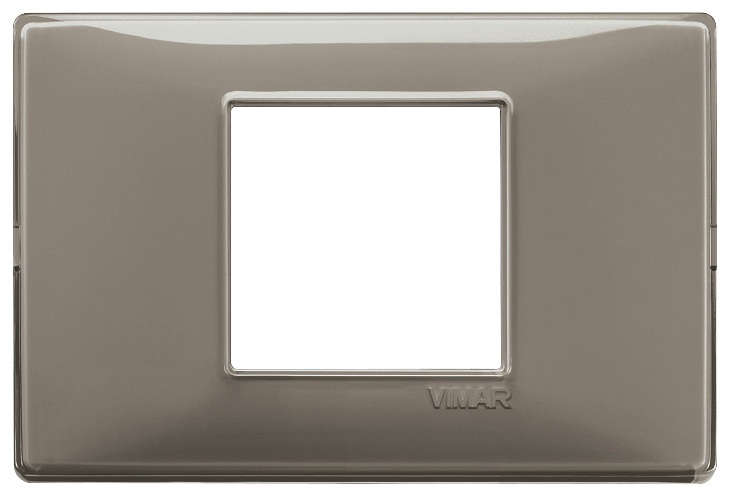 VIMAR S.P.A. - VIW14652.40 PLACCA 2M CENTRALI REFLEX CENERE
