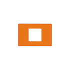 VIMAR SPA - VIW14652.48 Placca 2M centrali Reflex arancio