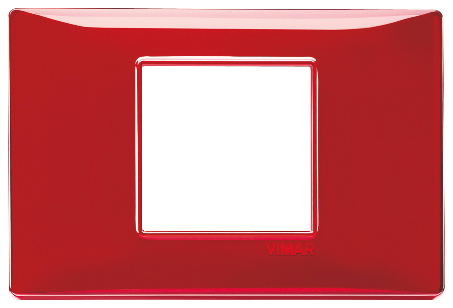 VIMAR SPA VIW14652.51 PLACCA 2M CENTRALI REFLEX RUBINO