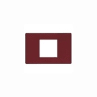 VIMAR SPA - VIW14652.51 Placca 2M centrali Reflex rubino