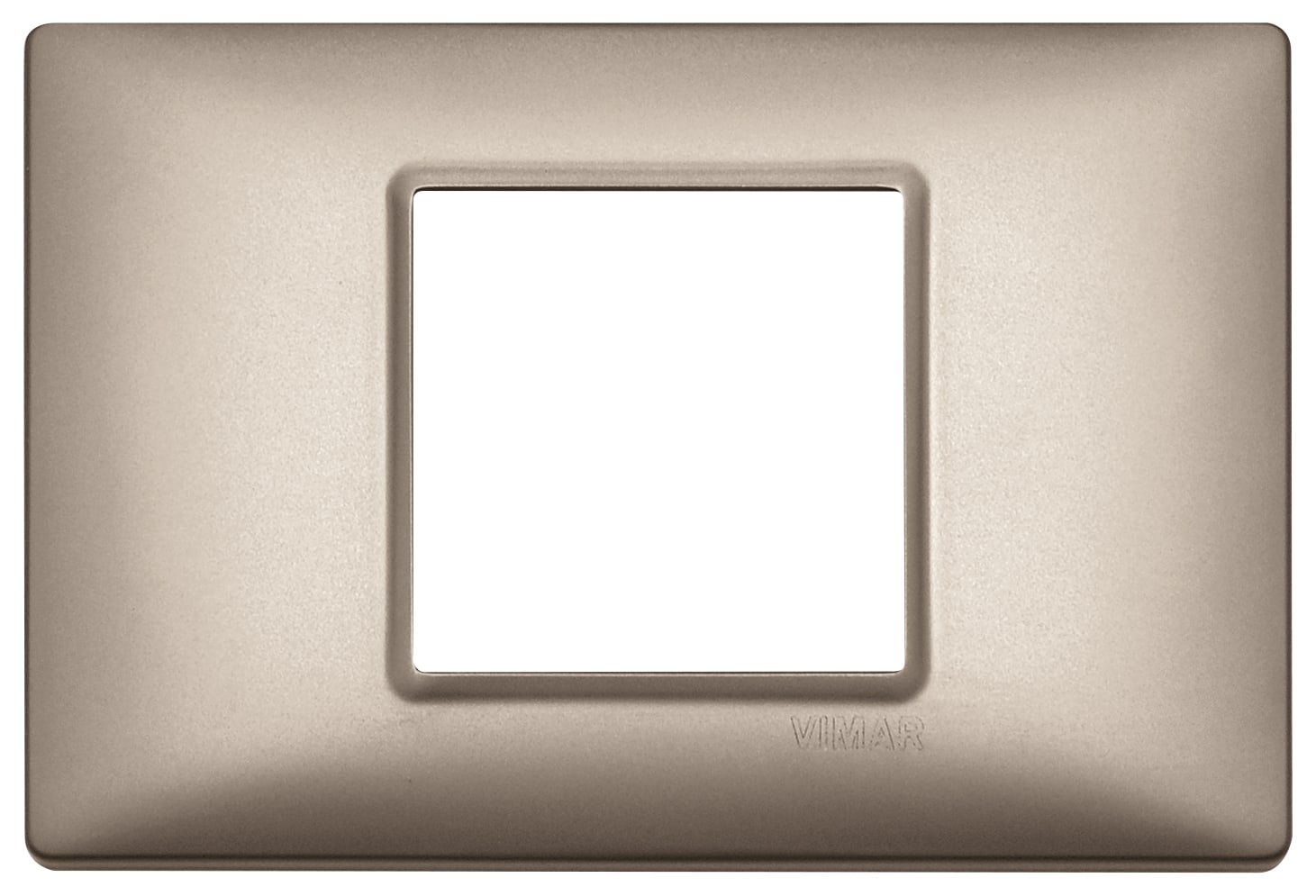 VIMAR SPA VIW14652.74 PLACCA 2M CENTRALI NICHEL PERLATO