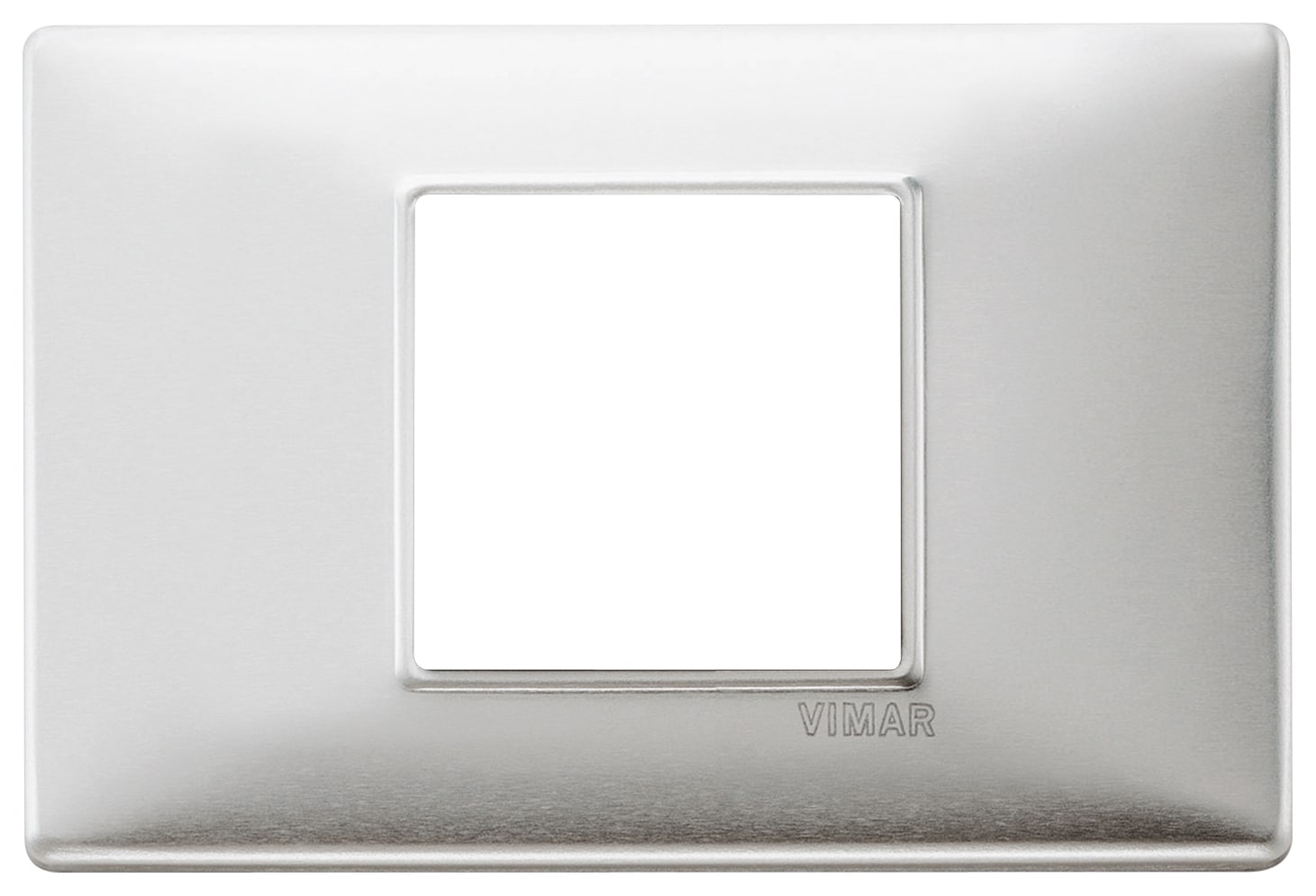 VIMAR SPA VIW14652.81 PLACCA 2M CENTRALI ALLUMINIO SPAZZOLATO