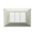 VIMAR SPA - VIW14653.21 PLACCA 3M NICHEL OPACO