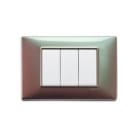 VIMAR SPA - VIW14653.23 PLACCA 3M MARRONE MICALIZZATO