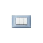 VIMAR SPA - VIW14653.73 PLACCA 3M BLU METALLIZZATO