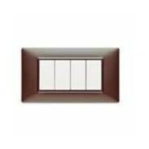 VIMAR S.P.A. - VIW14654.23 PLACCA 4M MARRONE MICALIZZATO