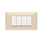 VIMAR SPA - VIW14654.03 PLACCA 4M BEIGE