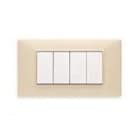 VIMAR SPA - VIW14654.03 Placca 4M beige