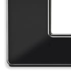 VIMAR SPA - VIW14659.05 Placca 6M (3+3) nero