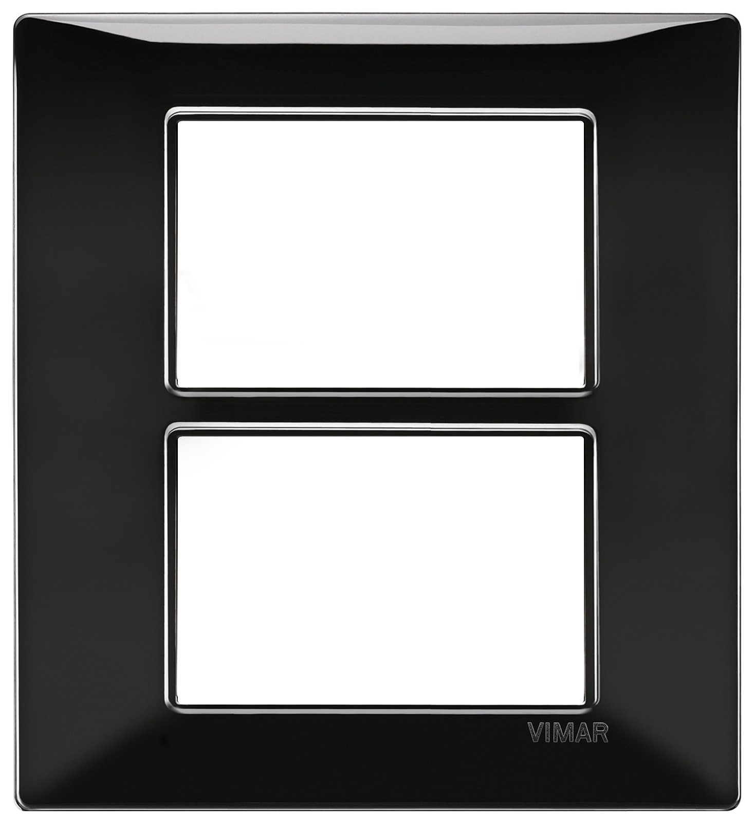 VIMAR S.P.A. - VIW14659.05 PLACCA 6M (3+3) NERO