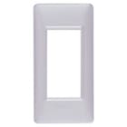 VIMAR SPA - VIW14666.20 PLACCA 1M PANNELLI ARGENTO OPACO