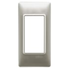 VIMAR SPA - VIW14666.21 PLACCA 1M PANNELLI NICHEL OPACO