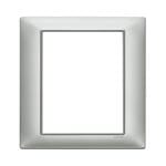 VIMAR S.P.A. - VIW14668.20 PLACCA 8M ARGENTO OPACO
