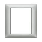 VIMAR SPA - VIW14668.20 Placca 8M argento opaco