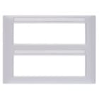 VIMAR SPA - VIW14690.20 PLACCA 14M ARGENTO OPACO