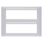 VIMAR SPA - VIW14690.20 Placca 14M argento opaco