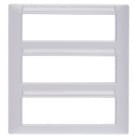 VIMAR SPA - VIW14691.20 PLACCA 21M ARGENTO OPACO