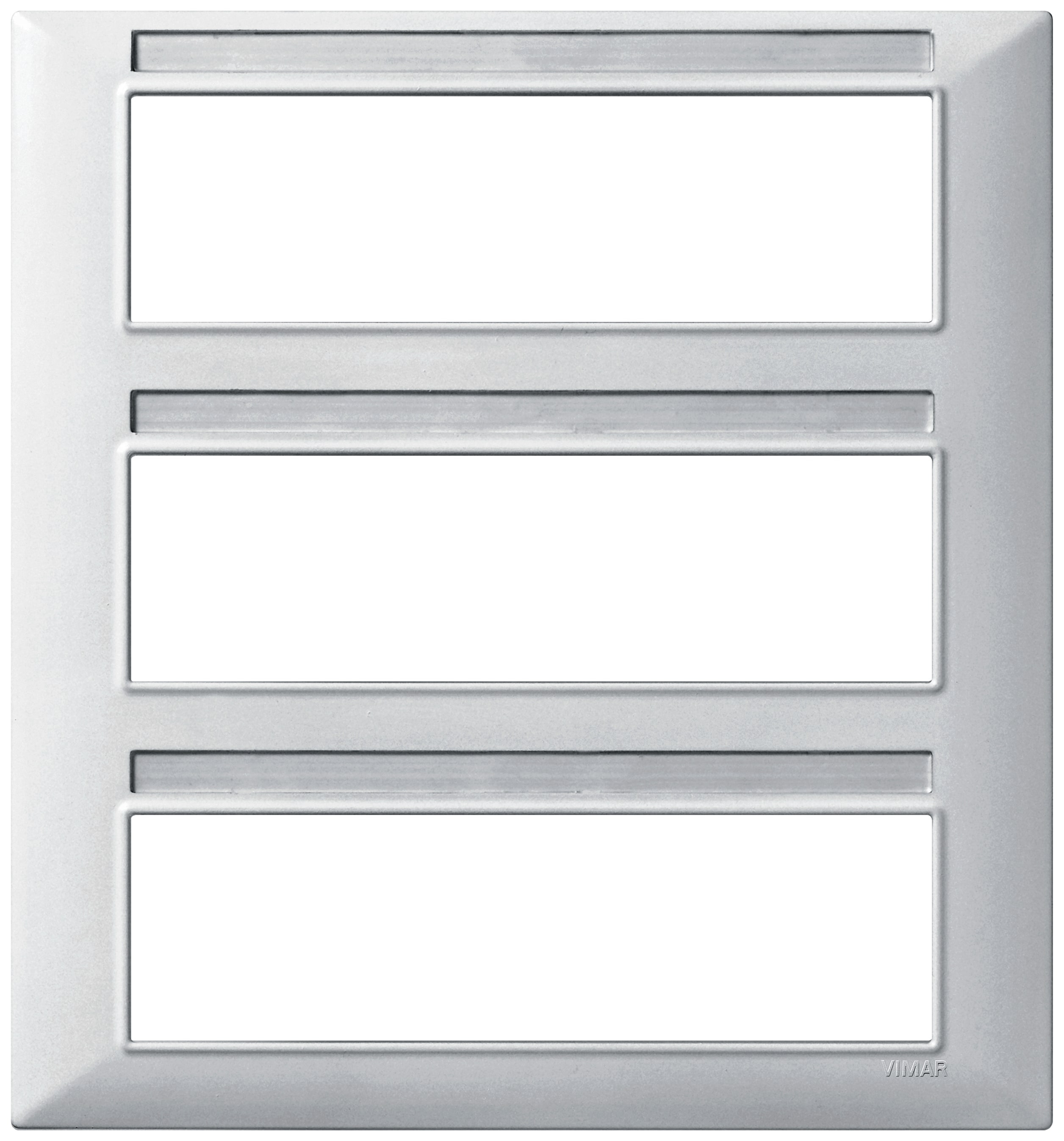 VIMAR SPA VIW14691.20 PLACCA 21M ARGENTO OPACO