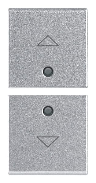 VIMAR S.P.A. - VIW14751.2.SL DUE MEZZI TASTI 1M SIMBOLI FRECCE SILVER