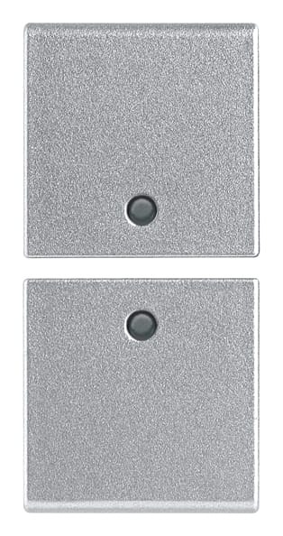 VIMAR S.P.A. - VIW14751.SL DUE MEZZI TASTI 1M NEUTRO PERS. SILVER