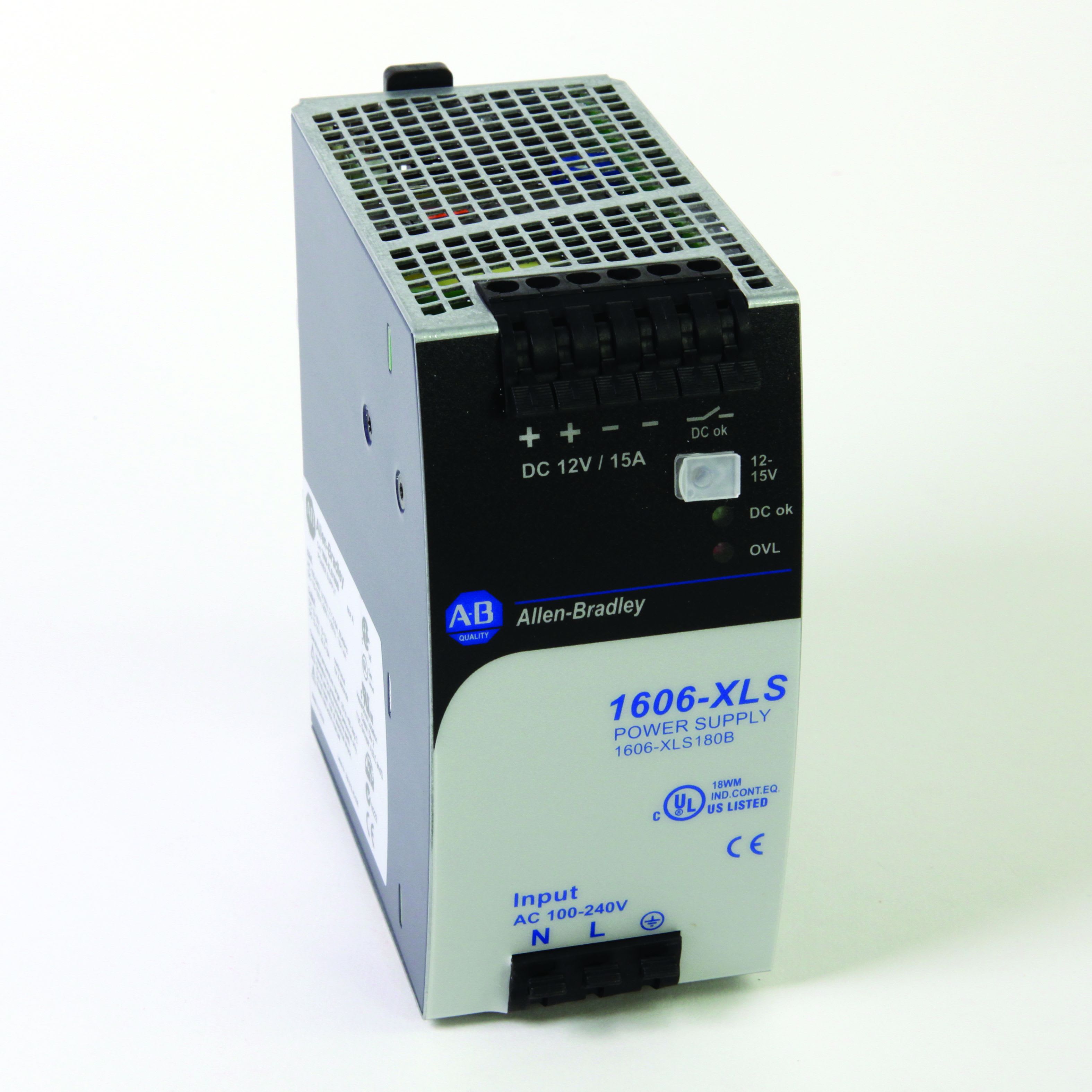ROCKWELL AUTOMATION - RCK1606-XLS180B POWER SUPPLY XLS 12VDC 15A 1