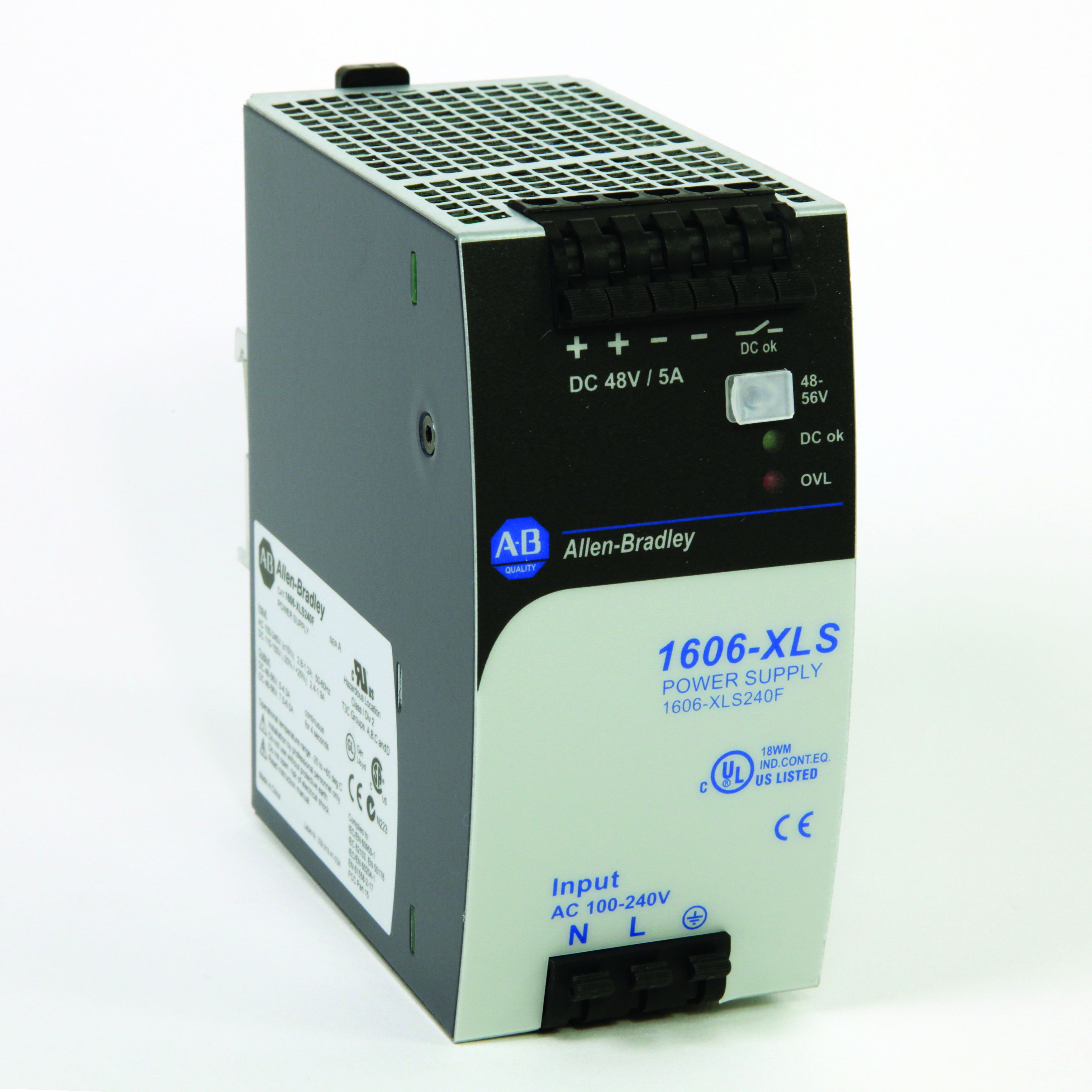 ROCKWELL AUTOMATION - RCK1606-XLS240F POWER SUPPLY XLS 48VDC 5A 1P