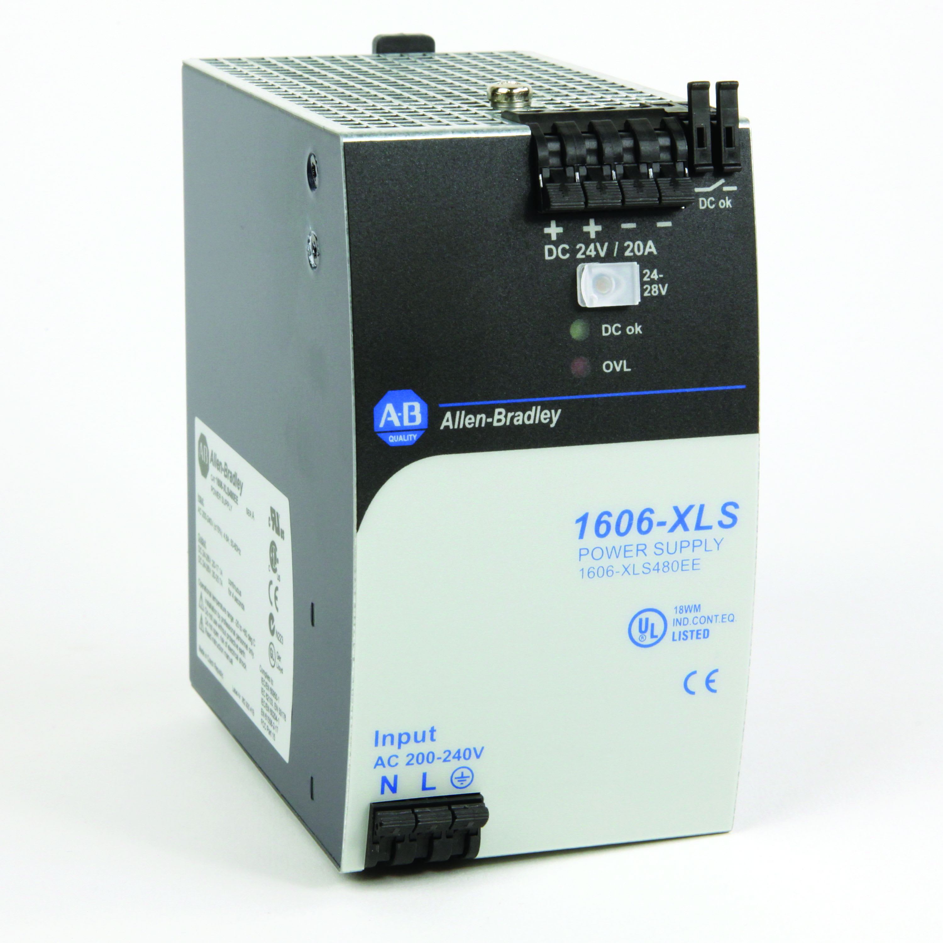 ROCKWELL AUTOMATION - RCK1606-XLS480EE POWER SUPPLY XLS 24VDC 20A 1