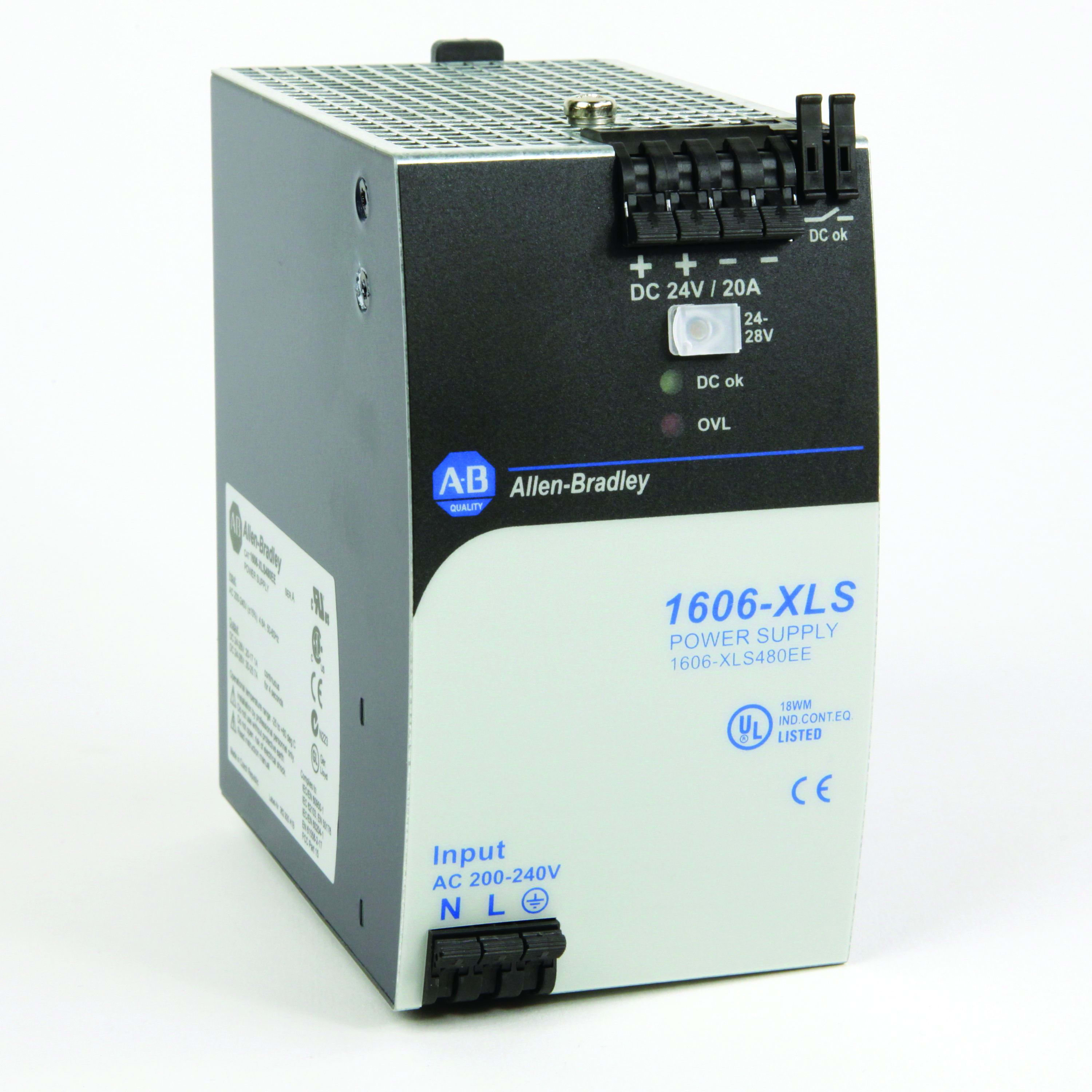 ROCKWELL AUTOMATION - RCK1606-XLS480EE POWER SUPPLY XLS 24VDC 20A 1