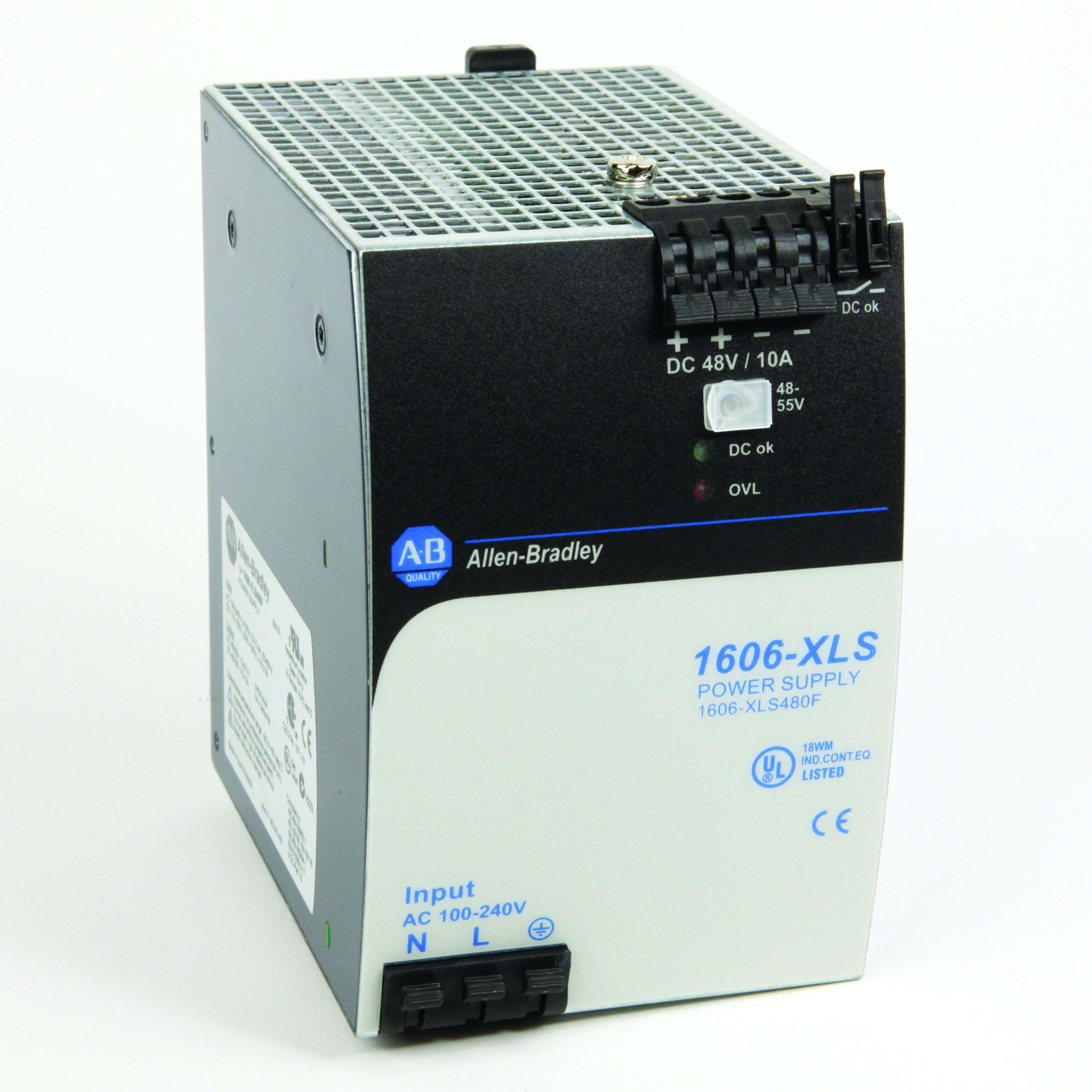 ROCKWELL AUTOMATION - RCK1606-XLS480F POWER SUPPLY XLS 48VDC 10A 1